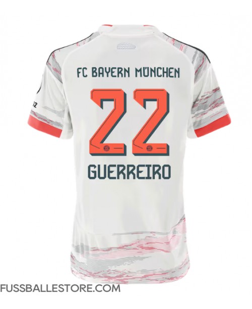 Günstige Bayern Munich Raphael Guerreiro #22 Auswärtstrikot Damen 2025-26 Kurzarm Günstige Bayern Munich Raphael Guerreiro #22 Auswärtstrikot Damen 2025-26 Kurzarm